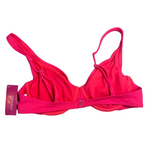 hot pink underwire swim top - Picture 2 of 5